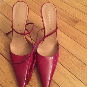 Casadei Red Anilu Formal Shoes